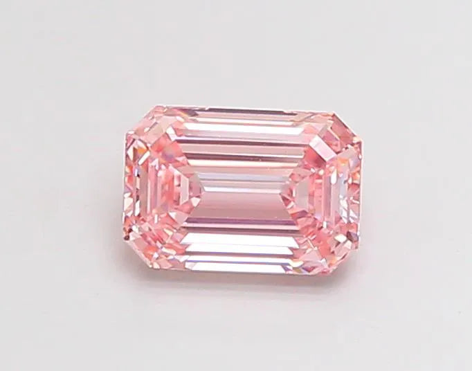 1.09ct Emerald Lab Grown Diamond (Colour Fancy Intense Pink, Clarity VVS2, IGI Certified) AG & CO Jewellery