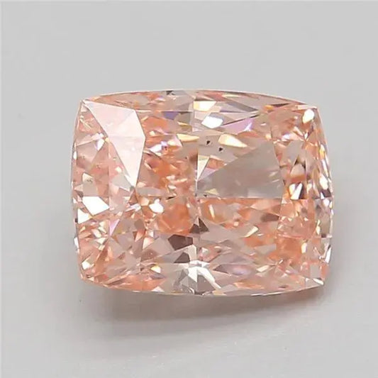 3.20ct Elongated Cushion modified Lab Grown Diamond (Colour Fancy Vivid Pink, Clarity VS2, IGI Certified) - AG & CO Jewellery
