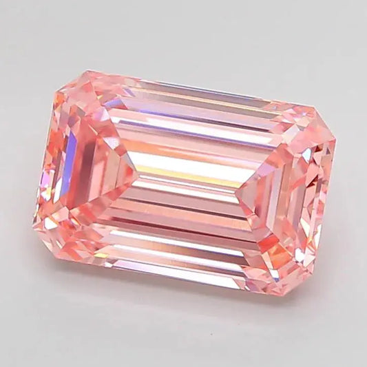 5.00ct Emerald Lab Grown Diamond (Colour Fancy Vivid Pink, IGI Certified) - AG & CO Jewellery