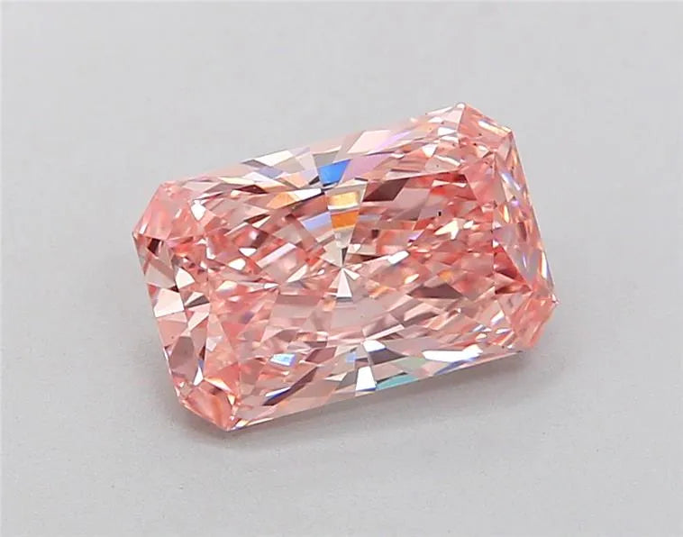 2.31ct Radiant Lab Grown Diamond (Colour Fancy Vivid Pink, Clarity VS2, IGI Certified) AG & CO Jewellery