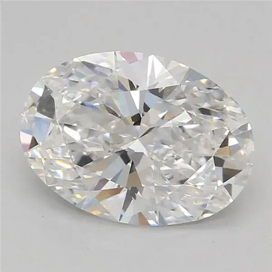 1.01ct Oval Lab Grown Diamond (Colour D, Clarity VVS2, Cut EX, IGI Certified) - AG & CO Jewellery