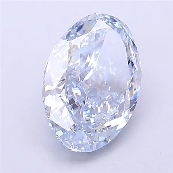 2.51ct oval lab grown diamond (colour fancy blue, clarity vvs1, igi certified) ag & co jewellery