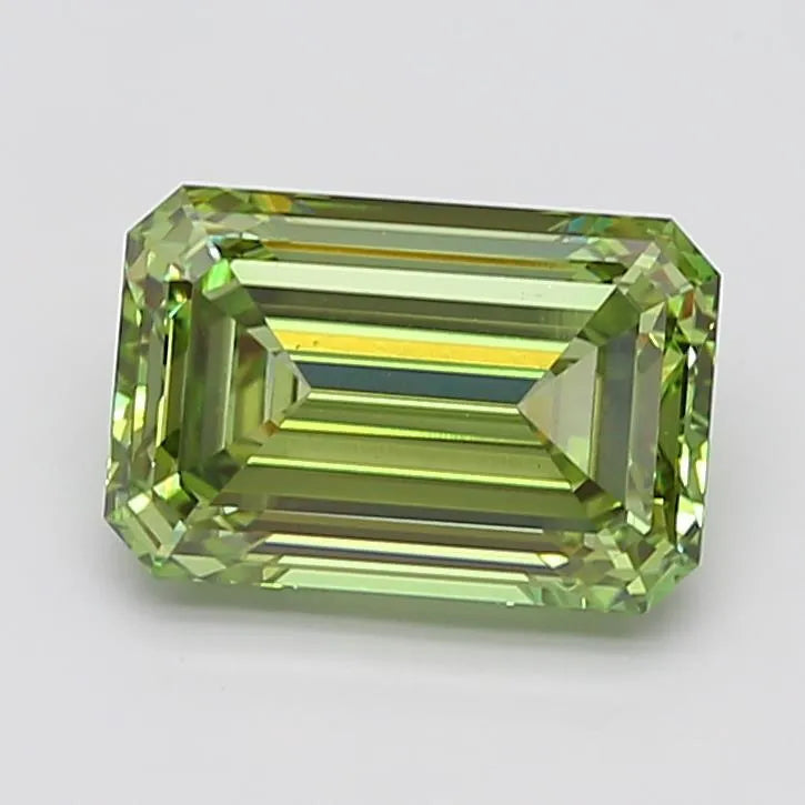 5.24ct emerald lab grown diamond (colour fancy vivid green, clarity vs1, igi certified) ag & co jewellery