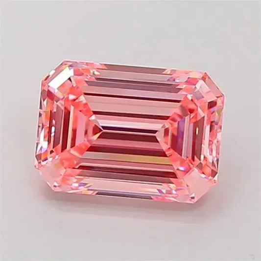 4.01ct Emerald Pink Lab Grown Diamond (Colour Fancy Vivid Pink, Clarity VVS2, IGI Certified) - AG & CO Jewellery
