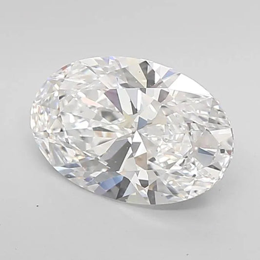 2.00ct Oval Lab Grown Diamond (Colour D, Clarity VVS1, Cut EX, IGI Certified) AG & CO Jewellery