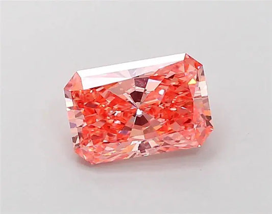 1.58ct Radiant Lab Grown Diamond (Colour Fancy Vivid Pink, Clarity VS1, IGI Certified) - AG & CO Jewellery