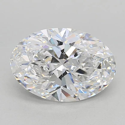 6.00 Carat Oval Lab Grown Diamond (Colour D, Clarity VVS1, IGI Certified) AG & CO Jewellery