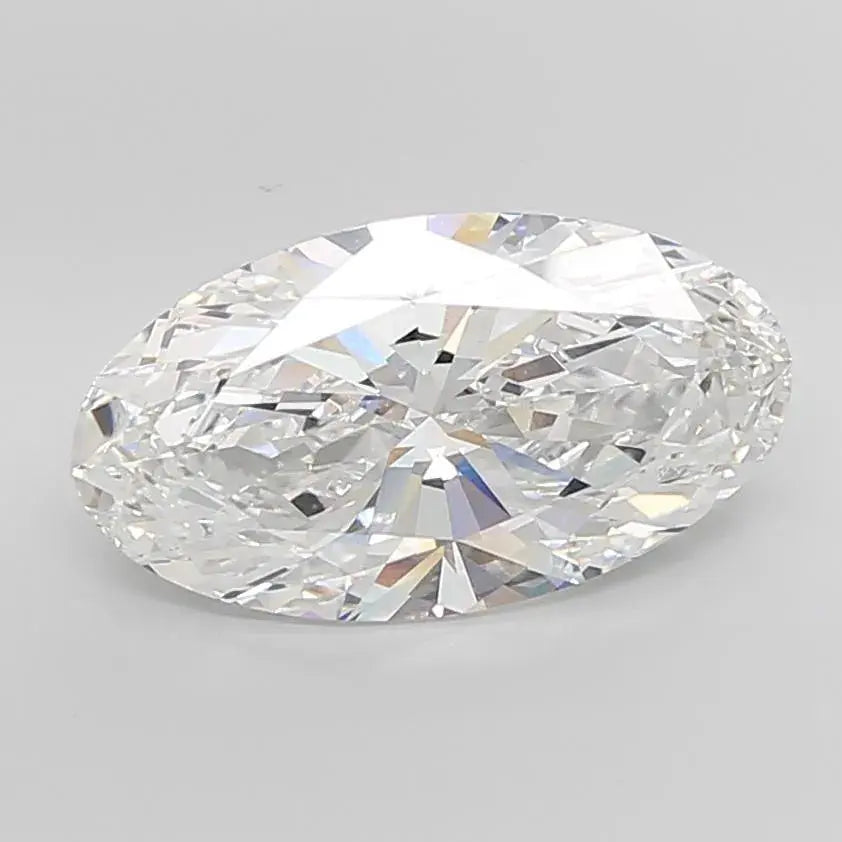 moval lab grown diamond elongated oval 10.00ct  (colour e, clarity vvs2, igi certified) - ag & co jewellery