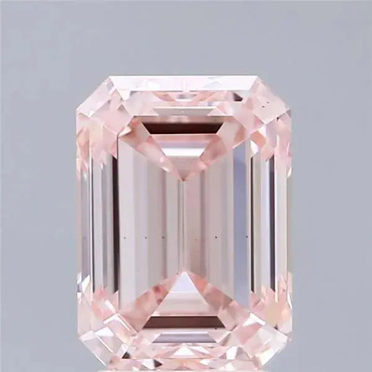3.06ct Emerald Pink Lab Grown Diamond (Colour Fancy Pink, Clarity VS1, IGI Certified) - AG & CO Jewellery