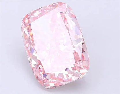 6.00ct Elongated Cushion modified Lab Grown Diamond (Colour Fancy Vivid Pink, Clarity VS1, IGI Certified) - AG & CO Jewellery