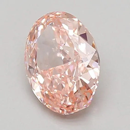 1.50ct Oval Lab Grown Diamond (Colour Fancy Vivid Pink, Clarity VVS2, IGI Certified) AG & CO Jewellery