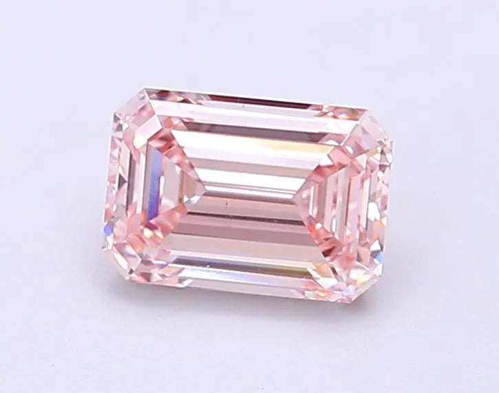 1.11ct emerald lab grown diamond (colour fancy intense pink, clarity vs1, igi certified) ag & co jewellery