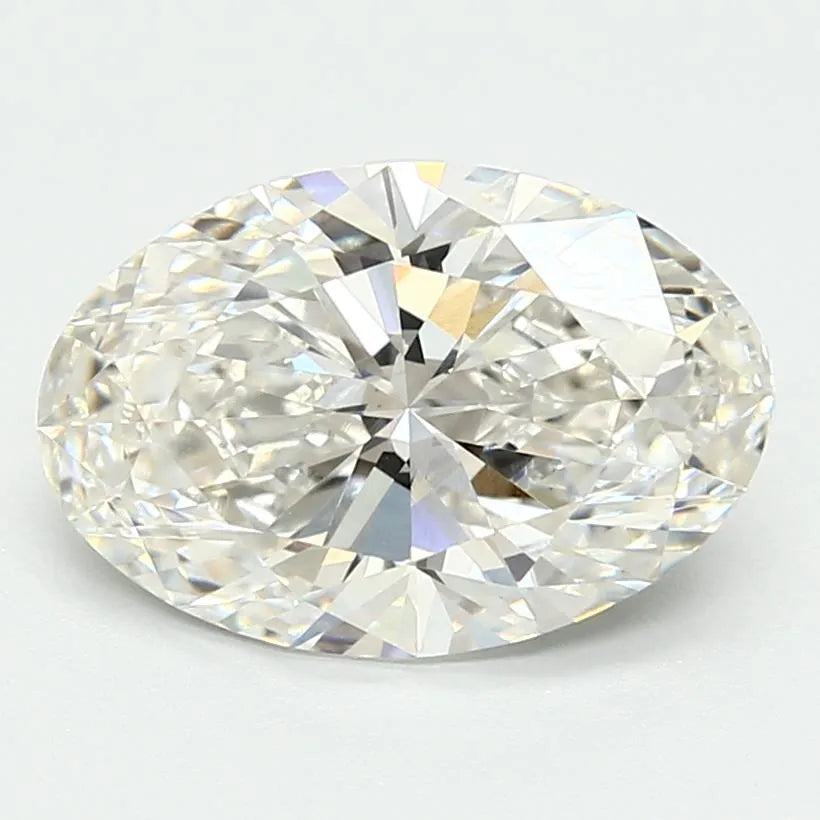 3.55ct oval lab grown diamond (colour g, clarity vvs2, cut ex, igi)