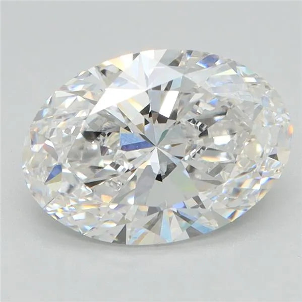 2.79ct oval lab grown diamond (colour f, clarity vvs2, igi)