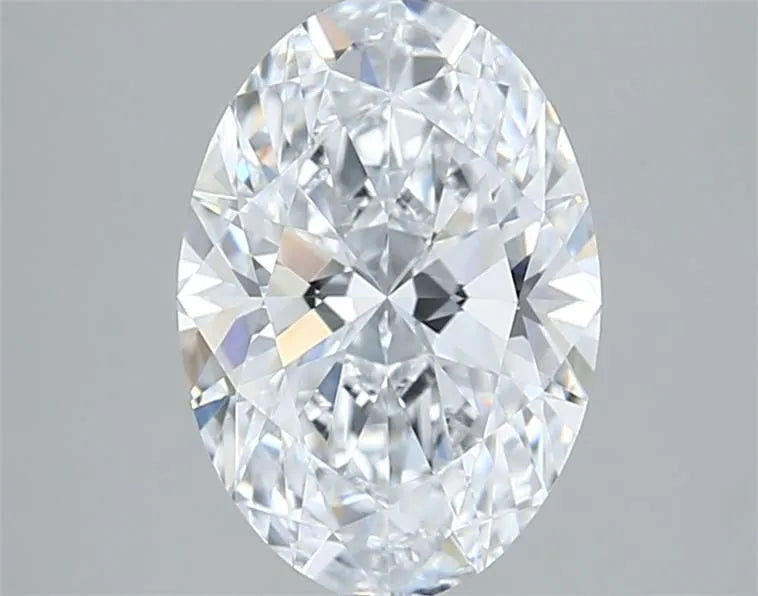 2.04ct oval lab grown diamond (colour e, clarity if, igi certified)