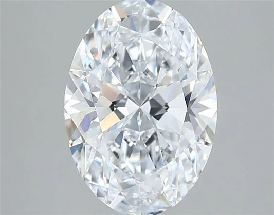 2.04ct Oval Lab Grown Diamond (Colour E, Clarity IF, IGI Certified)