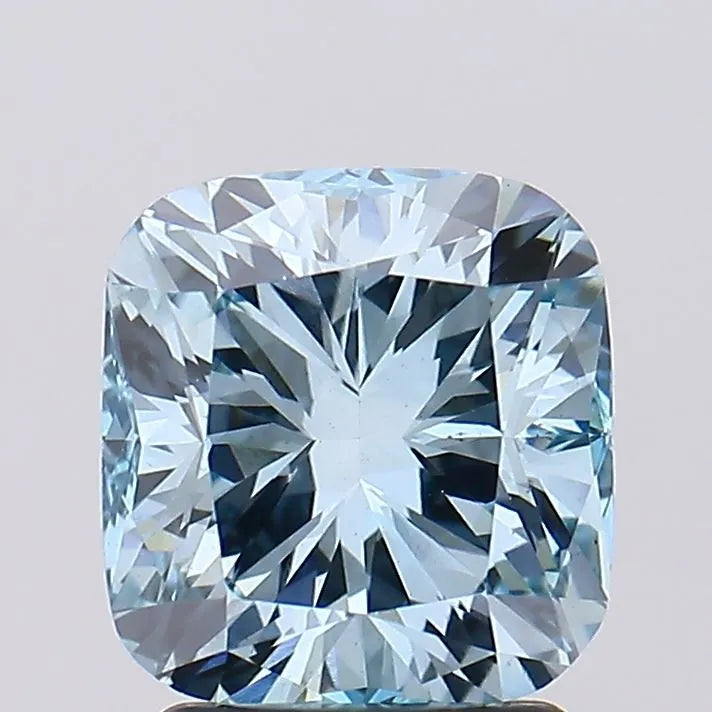 2.21ct Cushion modified Lab Grown Diamond (Colour Fancy Intense Blue, Clarity VS2, IGI Certified) AG & CO Jewellery