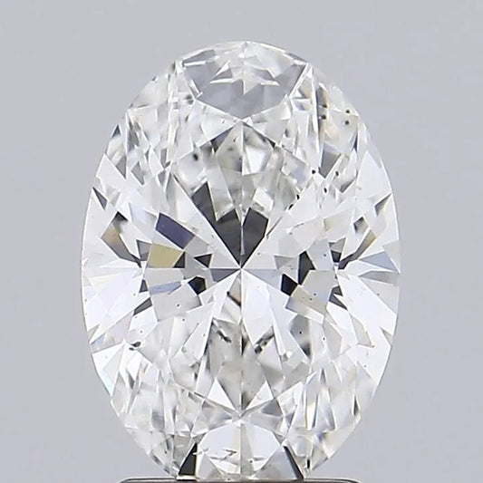 2.18ct Oval Lab Grown Diamond (Colour G, Clarity SI1, Cut EX, IGI Certified) AG & CO Jewellery