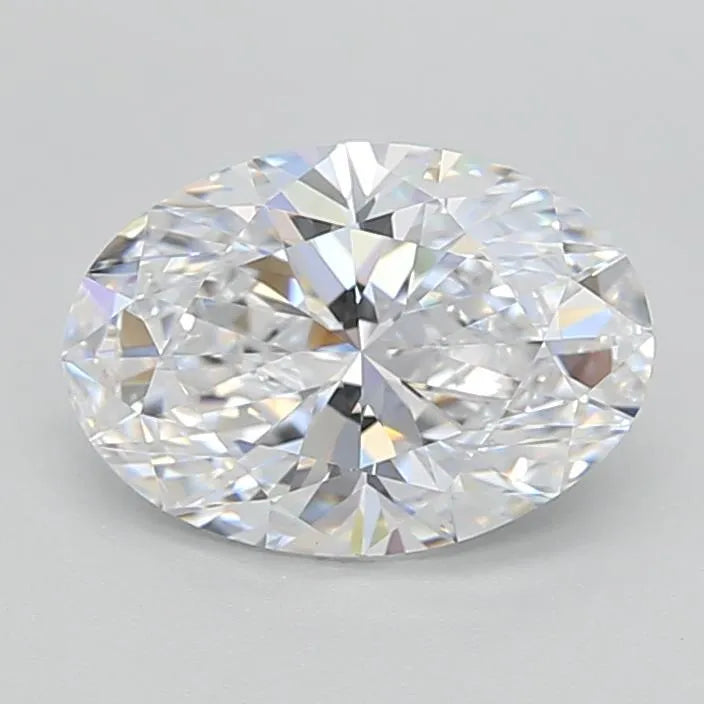 1.61ct oval lab grown diamond (colour d, clarity vvs1, igi)