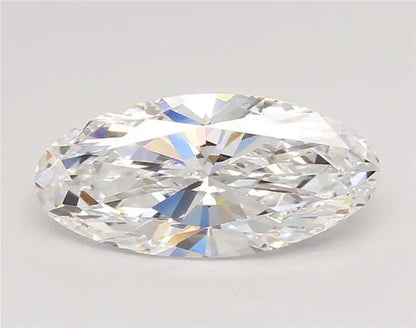 Moval Lab Grown Diamond Elongated Oval 3.00ct Colour D, Clarity VVS2, IGI Certified) - AG & CO Jewellery
