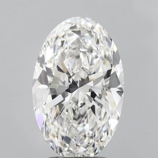 3.02ct Oval Lab Grown Diamond (Colour E, Clarity VVS2, IGI)