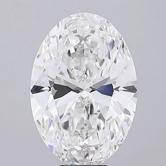10.10ct Oval Lab Grown Diamond (Colour E, Clarity VVS1, IGI Certified) AG & CO Jewellery