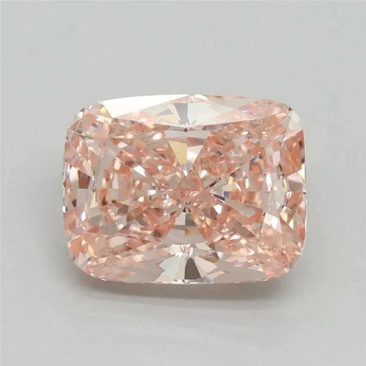 3.58ct Elongated Cushion modified Lab Grown Diamond (Colour Fancy Vivid Pink, Clarity VS1, IGI Certified) - AG & CO Jewellery