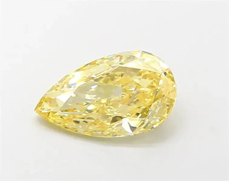 2.00ct pear lab grown diamond (colour fancy intense yellow, clarity vs2, igi certified) - ag & co jewellery