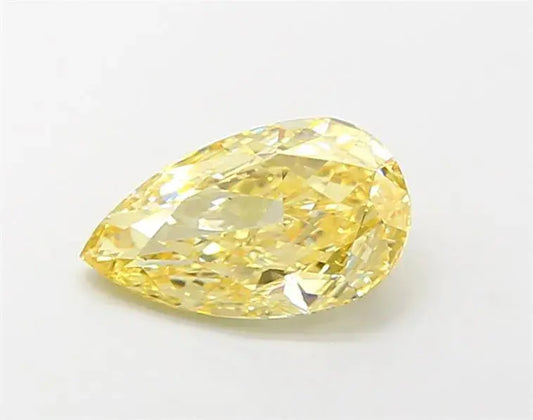 2.00ct Pear Lab Grown Diamond (Colour Fancy Intense Yellow, Clarity VS2, IGI Certified) - AG & CO Jewellery