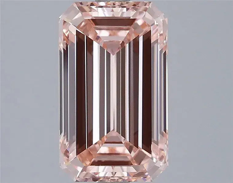 3.00ct Emerald Lab Grown Diamond (Colour Fancy Intense Pink, Clarity VVS2, IGI Certified)