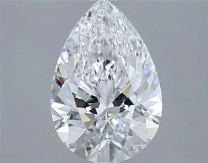 3.00ct Pear Lab Grown Diamond (Colour E, Clarity VVS1, IGI Certified)