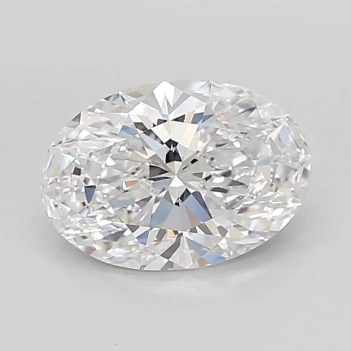 3.01 carat d-if oval lab diamond
