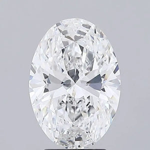 3.01 Carat D-VVS2 Oval Lab Diamond
