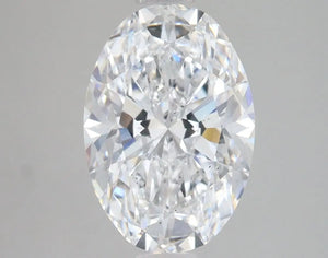 3.01 Carat E SI1 Oval Lab Diamond