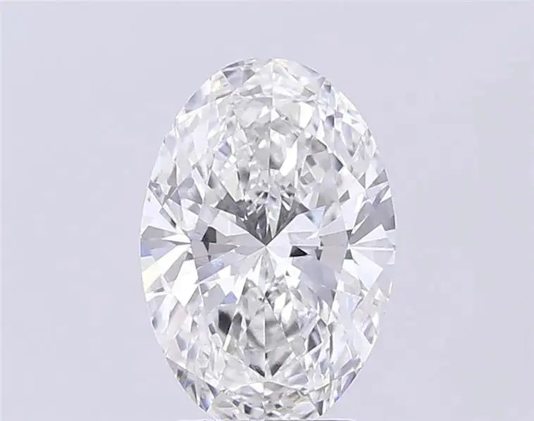 3.01ct oval lab grown diamond (colour f, clarity vs1, igi certified)