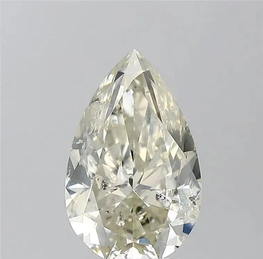 3.01ct Pear Natural Diamond (Colour K, Clarity SI2, Cut VG, IGI Certified) AG & CO Jewellery