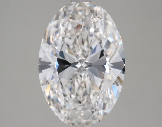 3.02 Carat F-VVS2 Oval Lab Diamond AG & CO Jewellery