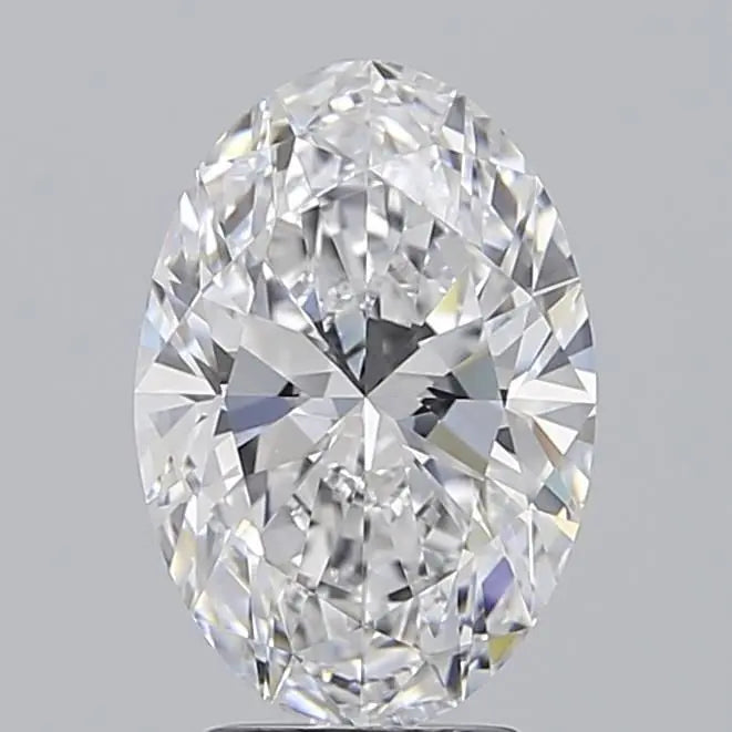 3.03 carat d-if oval lab diamond