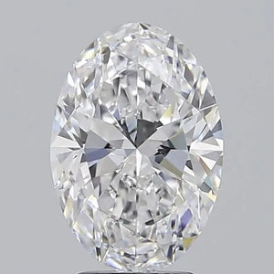3.03 Carat D-IF Oval Lab Diamond