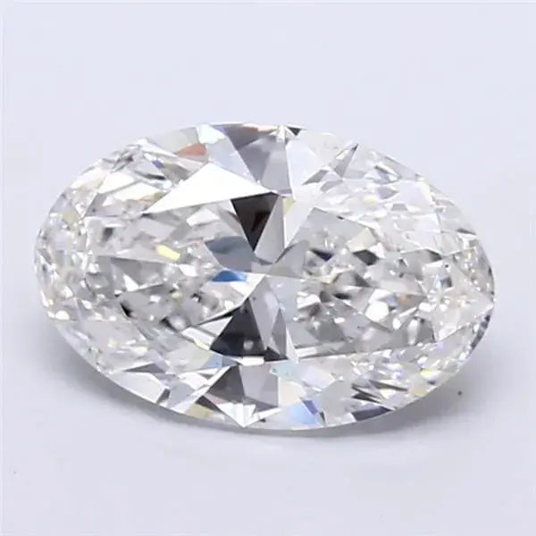 3.03ct oval lab grown diamond (colour f, clarity vs2, igi certified)