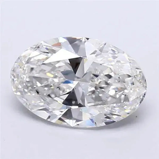 3.03ct Oval Lab Grown Diamond (Colour F, Clarity VS2, IGI Certified)