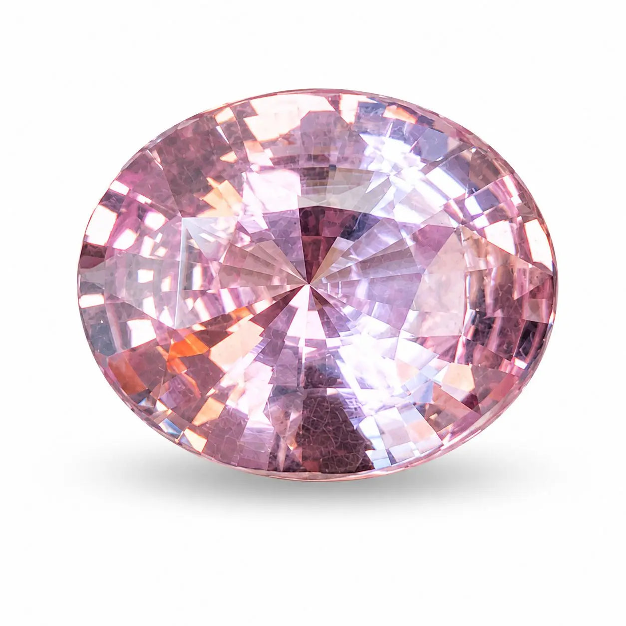 3.04 Carat Oval Cut Pink Sapphire AG & CO Jewellery