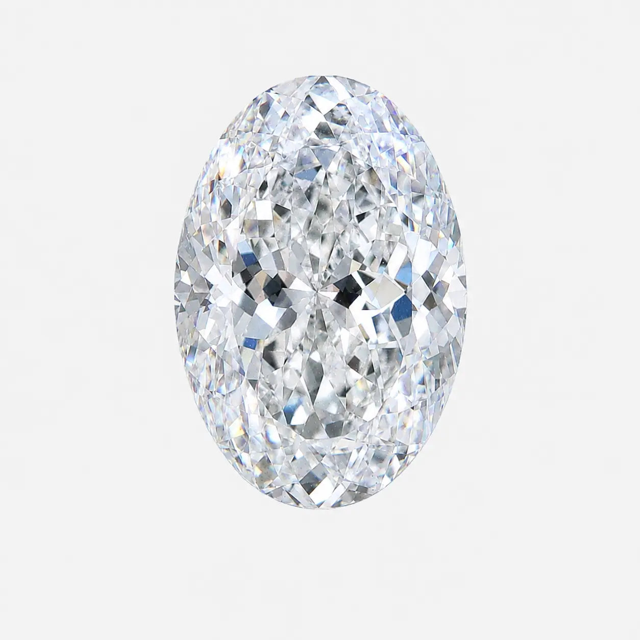 3.04 carat portuguese oval gia certified lab grown diamond