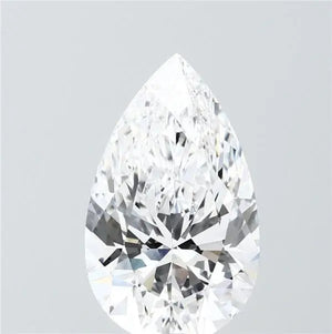 3.05 Carat D-VVS2 Pear Lab Diamond