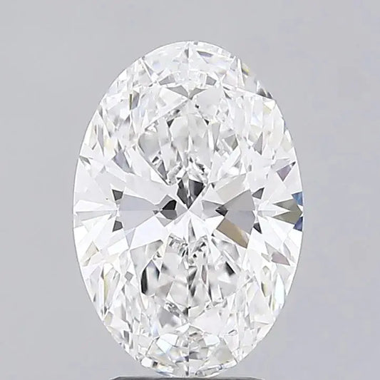 3.06ct Oval Lab Grown Diamond (Colour E, Clarity VVS2, IGI Certified)