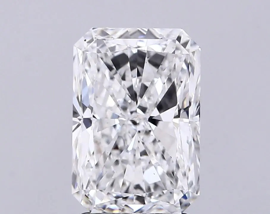 3.07 carat e-si1 radiant lab diamond