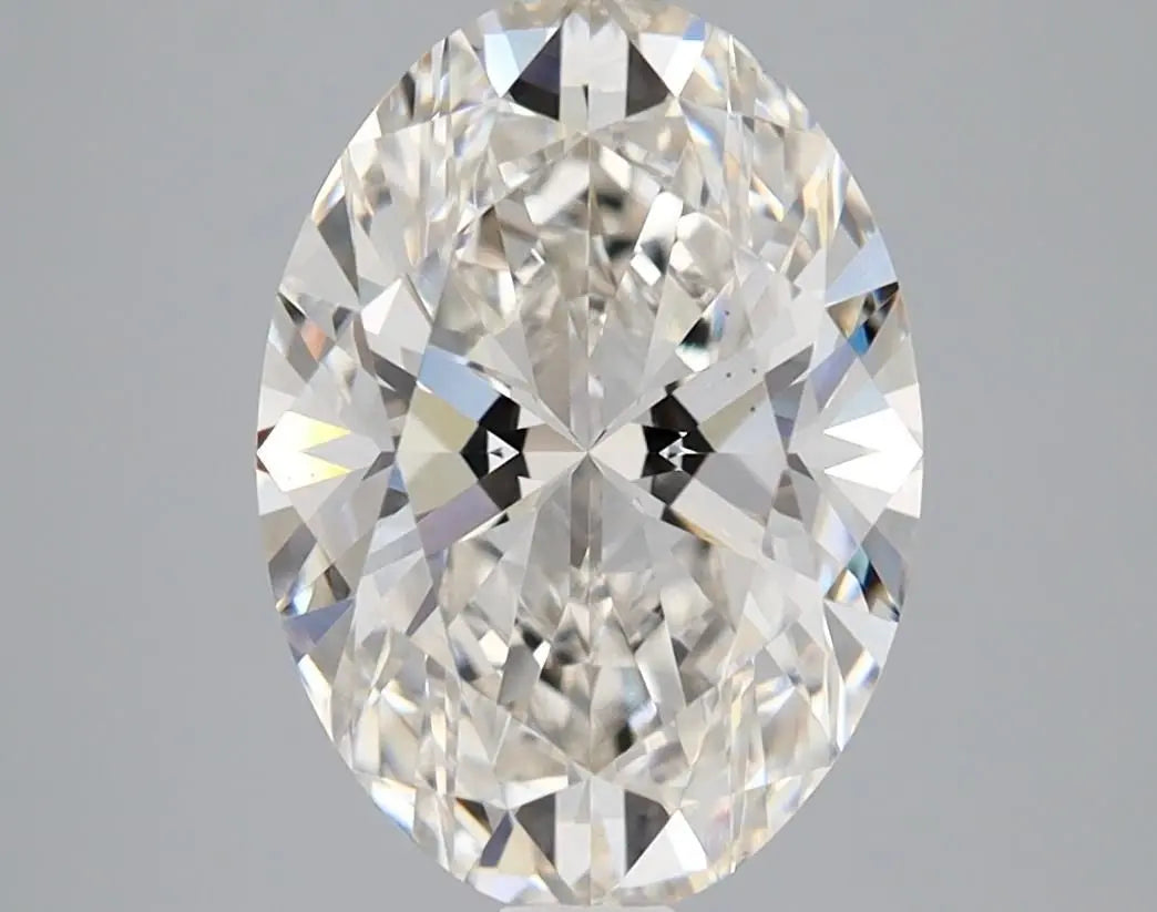 3.07 carat h-vs1 oval lab diamond