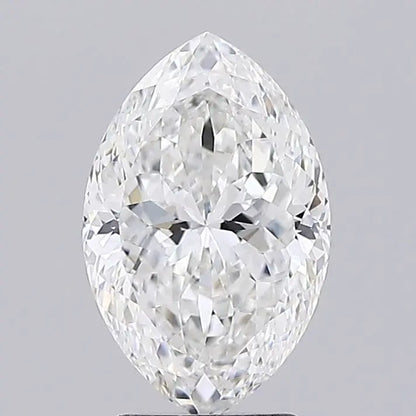 3.07ct Portuguese Cut Marquise Diamond F VVS2 Excellent AG & CO Jewellery