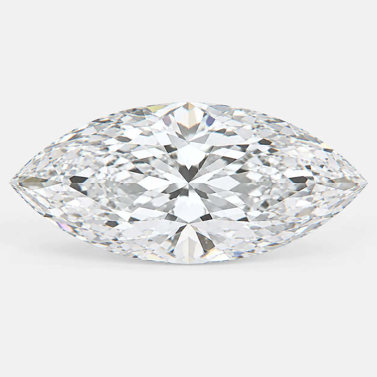 3.07ct Portuguese Cut Marquise Diamond F VVS2 Excellent AG & CO Jewellery