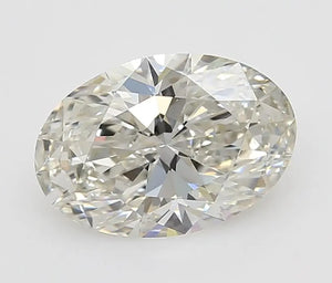 3.29 Carat H-VS1 Oval Lab Diamond